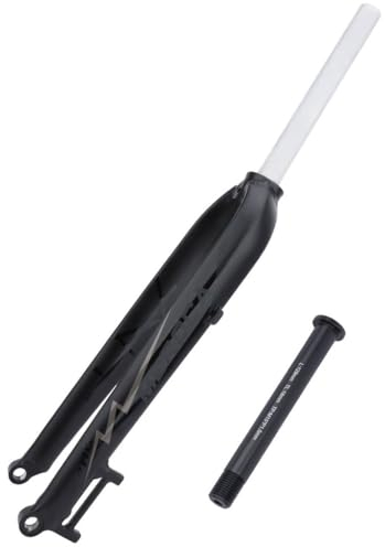 26 27.5 29 Fourche Rigide VTT 1-1/8 Fourche de VTT Droite à Travers L'Axe 15X100mm Frein à Disque Fourche Avant en Alliage D'Aluminium