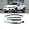 AnJWen Windabweiser für VW Tiguan 2013-2017,Autofenster Regenschutz, Regenabweiser, Integrierte Deflektoren,4 Stück