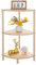 GOENMOOL Corner Shelf Unit, 3 Tier Wooden Corner Shelves Display Rack, Multipurpose Conner Shelving Unit for Living Room, Bedroom, Kitchen & Bathroom Storage Organiser, 31.5x31.5x70.5cm