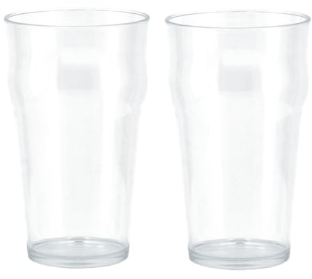 Travellife Feria Glas, Kunststoff, 2er Set, Bierglas