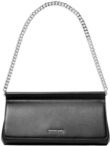 Michael Kors Women Md Ew Clutch Hand Bag, Schwarz