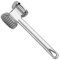 FGUUTYM Beefs Sides Meat Mallet Beef Two Hammer Chicken Aluminium 19,5 cm Steak Kitchen, Dining & Bar Silikon-Backmatte Rund (Silver, One Size)