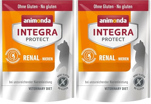 animonda INTEGRA PROTECT Katzenfutter Renal (Niere) (1 x 300g), v von Veterinären empfohlen bei Niereninsuffizienz, Hochwertiges Diätalleinfutter für Erwachsene Katzen (Packung mit 2)