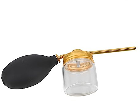 Ipetboom Friseur-sprühflasche Klare Sprühflasche Natürliches Haarausfall-concealer-tool Haarnebel Flasche Natürliches Haarspray Klares Haargel Pulver Sprühflasche Aluminiumlegierung Golden