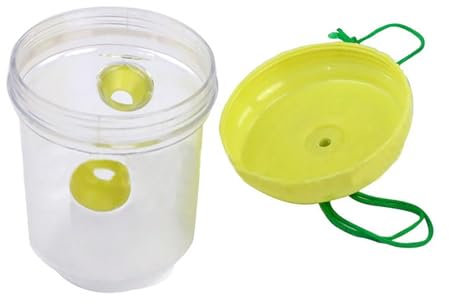 TocaFeank Wesp -Falle, Wespenfallen im Freien - Effektive Hornissenfalle,Gelbe Jacke Catching -Gerät, Werkzeug zur Entfernung von Tier für Garten, Bauernhof, Balkon, Hof