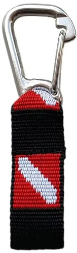 BABYVIVA Universals Dives Flags Scubas Lanyard Clip Mit Webbings Gurt Nylon Tauch Tauchen Lanyard Gurt Antilost Lanyard Gurt