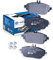 HELLA PAGID 8DB 355 019-721 Bremsbelagsatz - T2149 - Dicke/Stärke: 19mm - Bremssystem: TRW - für Verschleißwarnanzeiger vorbereitet - für u.a. INFINITI / MERCEDES-BENZ