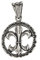 Kiss of Leather 239 Pendentif en argent sterling 925 Fleur-de-Lis