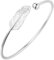 Chereda Beautiful Fashion 925 Sterling Silver Leaf Bracelet for Girls and Women