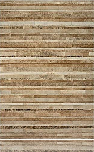 Vip-leather NEU KUHFELL Patchwork Teppich Cod 1650 (240 cm x 300 cm)