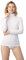YSABEL MORA Camiseta Térmica para Mujer de Cuello Alto. Ropa Térmica de Chica con Cuello Cisne para Invierno y Frío Extremo. Térmico Interior para Deporte y Nieve. Color Blanco. Talla S