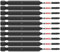 BOSCH ITSQ135B 10-Pack 3-1/2 in. Square #1 Impact Tough Screwdriving Power Bits