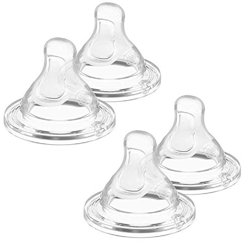 Chicco Sauger Set Mama-Effekt Silikon Sauger 4 Stk.// 2 Monate + // Medium flow, Made in Italy