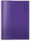 HERMA 19852 Heftumschläge A4 Transparent Violett Lila, 10 Stück, Hefthüllen aus strapazierfähiger & abwischbarer Polypropylen-Folie, durchsichtige Heftschoner Set für Schulhefte, farbig