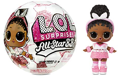 L.O.L. Surprise! All Star BBs in PDQ Sammelpuppen - mit 8 Überraschungen inkl. Puppe, Outfit, Accessoires und mehr - Geschenk für Jungen und Mädchen ab 4 Jahren