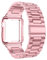 appendages Armband mit Hülle kompatibel für Apple Watch Band 38mm 40mm 42mm 44mm, Edelstahlband Metallband Armband mit Schutzhülle für iwatch Series 6 5 4 3 2 1, SE
