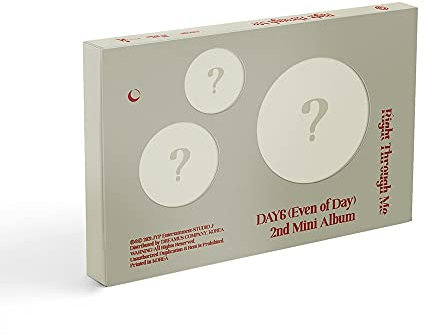 DAY6 EVEN OF DAY - Right Through Me (2nd Mini Album) Album+Extra Photocards Set