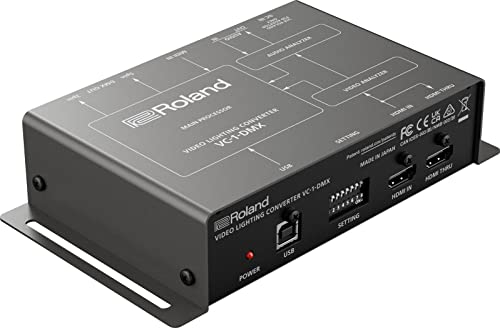Roland VC-1-DMX Video Lighting Converter | Dynamic Light Shows | No Operator Needed | Black