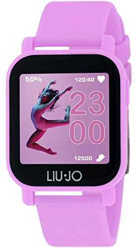 LiuJo Damen Digital Smartwatch Uhr mit Silikon Armband SWLJ028