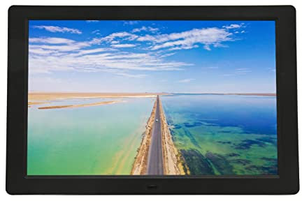 Digitaler 12,1-Zoll-Bilderrahmen, 1280 X 800 TFT-Bilderrahmen mit Fernbedienung, Wecker, MP3/4-Filmplayer, Kalender, Einfaches Teilen von Videos oder Fotos