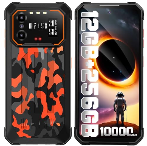 IIIF150 B2 Téléphone Portable Incassable - 10000mAh Grande Batterie, 12(6+6) Go+256Go(2To) Smartphone Incassable Android13, 48MP+20MP Nocturne Vision, IP68/IP69K/4G Dual SIM/NFC Telephone de Chantier