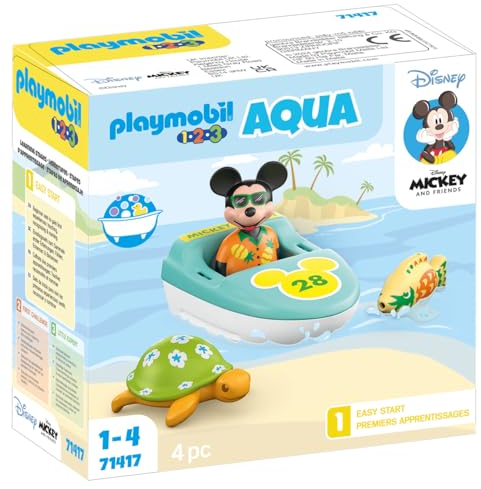 PLAYMOBIL 1.2.3 & Disney 71417 Mickys Bootstour ab 12 Monaten