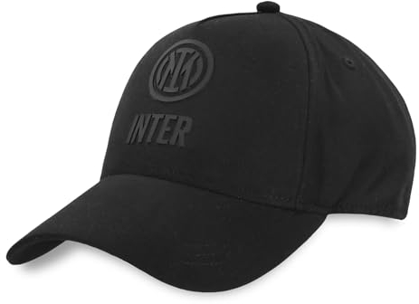 Inter - Cappellino da Baseball - Collezione Everyday Design per Tifosi nerazzurri Accessorio Ufficiale e Resistente - Prodotto Ufficiale, Nero