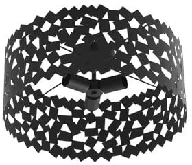 Lucande Deckenlampe Aeloria (Modern) in Schwarz aus Metall (3 flammig, E27) - Deckenleuchte Lampe Wohnzimmerleuchte