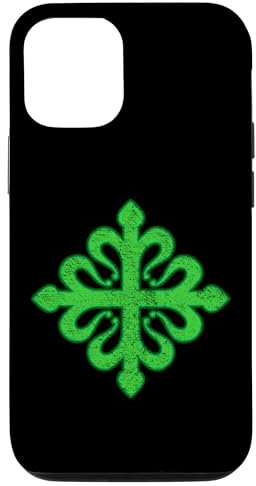 Hülle für iPhone 13 Pro Orden des Alcantara-Emblems, griechisches Kreuz