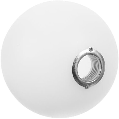 WHAMVOX Dekorativer Kugellampenschirm Ømm Milchglas Metallfassung Anti-drop Design Sicherer Ersatz Für Pendelleuchte Wohnzimmer Schlafzimmer