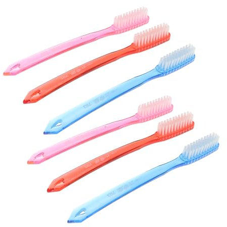 HAPINARY Stk -zahnbürste Für Erwachsene Borsten Kopf Manuelle Zahnbürste Raucher Mundhöhle nmasse Mittlere n Für Erwachsene Große Gummi
