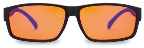 MADGININE Gaming Glasses Blue Light Blocking Glasses, Bluelight Glasses Men Computer Glasses, Blue Light Glasses for Women and Men, Anti Glare Gamer Glasses for Computer Screens Tvs Mobile Phones