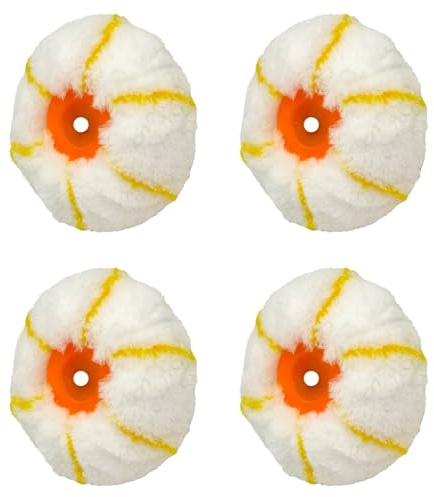 XWADJCD Corner Paint Roller Covers Set, 4 pcs Corner Paint Roller Covers, Corner Roller Replacement Sleeve