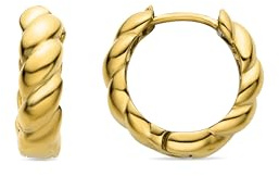 LUXENTER Caiki Ohrringe mit 18-karätigem Gelbgold