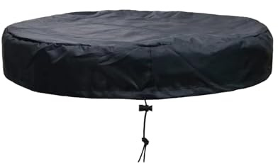 Couvercle pour tonneau | Couvercle de seau à eau avec bande de serrage réglable, protection anti-poussière pour jardin, terrasse, cour et pelouse