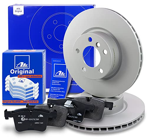ATE Bremsenset Vorderachse inkl. Bremsscheiben vorne Ø 328 mm belüftet und Bremsbeläge vorne Kompatibel mit BMW X3 (F25), X4 (F26)