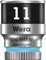 8790 HMA HF Zyklop socket with 1/4 drive with holding function, 11,0 mm