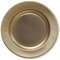 EX.TRA. Piatti Fondi di Carta a Righe Oro Metallizzato Satinato 25,5 cm 8 Pezzi