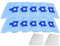 10 Hochleistungs Staubsaugerbeutel Staubbeutel kompatibel für Progress Diamant D 610, 710, 800, 812, 850, 1400