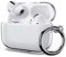 ULAK AirPods Pro Hülle, Durchsichtig Stoßfest Hülle Dünn Schutzhülle mit Karabiner Transparent Ladecase für Apple AirPods Pro 2022/2019 (LED an der Frontseite Sichtbar) - Durchsichtig