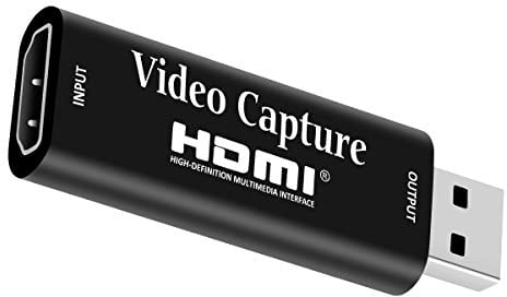 ELZO Video Capture Card, 4K 1080P 30fps HDMI to USB 2.0 Video Capture Device, Record Video Audio Grabber for Gaming, live streaming, Teaching, Video Conference