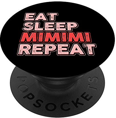 Eat Sleep Mimimi Repeat Jammerlappen Jammern Piensen Mimimi PopSockets mit austauschbarem PopGrip
