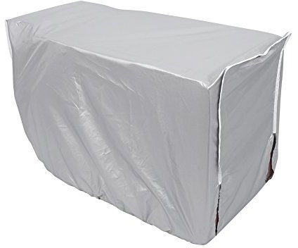 AUNMAS Housse de climatiseur extérieur avec Protection Solaire Contre la Pluie pour Les unités extérieures à la Maison (3 Tailles)(3p)