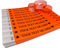 1000 Neon Orange Individuell Bedruckte Tyvek-Armbänder mit Ihrem Personalisierten Text/Logo für veranstaltungen, Partys, Festivals, ID