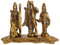 ETROVES Ram Darbar Statue – kleines Ramdarbar-Idol aus Messing | Lord Ram Laxman Sita Hanuman Murti für Pooja, Heimtempel & Geschenk | Hindu-Gott-Idol für Einweihungsfeier und Dekoration – 12,7 cm,