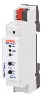 Gewiss GWA9707 Router KNX/IP, 1 Modulo DIN, Bianco