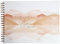Clairefontaine 115968C - Un Livre d'or à Spirale 32x24 cm motif Nature/Montagne dans les tons Rose Poudré et Beige - 40 feuilles de Papier Dessin Blanc Multitechniques 180g - Collection Evanescence