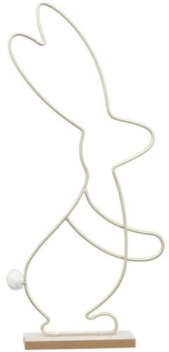 Exner GmbH Hase Deko Gold Metall 47 cm