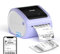 Itari Bluetooth Etikettendrucker Labeldrucker Thermodrucker DHL Etikettendrucker Tragbarer Etikettiergerät für Barcode Versandetiketten kompatibel mit DHL Hermes DPD GLS UPS