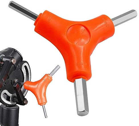 Vigcebit Y Shape Hex Wrench - Internal Hex Key Combination Repair Tools,3mm 4mm 5mm Steel Hex Key Combination Repair Tools for Bikes